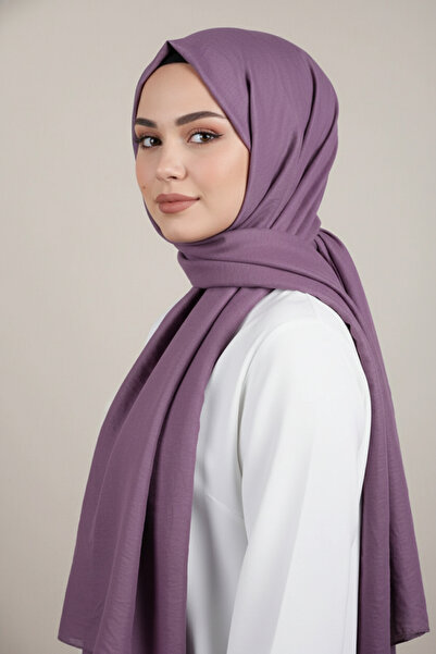 Berussa Solid Color Bamboo Aerobin Shawl - Pattern-02 - Color-21 -76