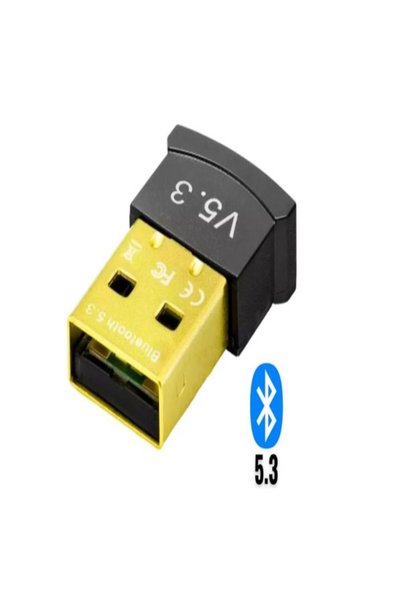 Generic Brand Hadron V 5.3 Desktop, Laptop Bluetooth Device Mini V5 3 USB Bluetooth Dongle 5.3