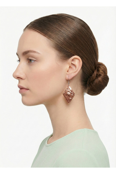 Miray hediyelik El Işi Bakır Küpe