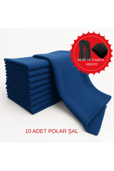 akyıldız iş elbiseleri شال صوف أزرق أصلي 10 قطع شال كافيه، مطعم، فندق، شال كتف، وشاح كتف