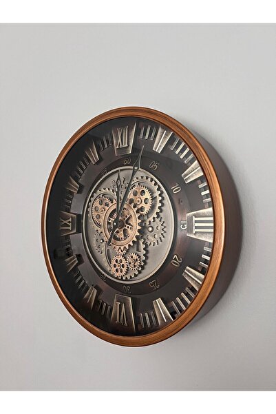 SESSİZ ÇARKLI METAL SAAT 50 CM