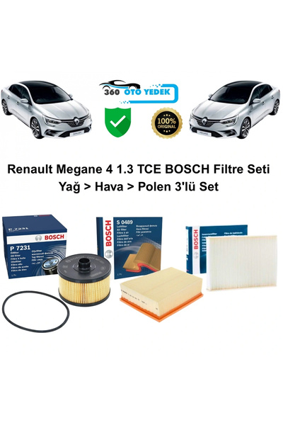 Bosch Filtre Seti 1.3 TCE Renault Megane 4
