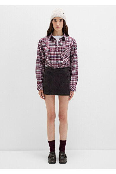 Mavi Samtbrauner Shortsrock 1410234-90892