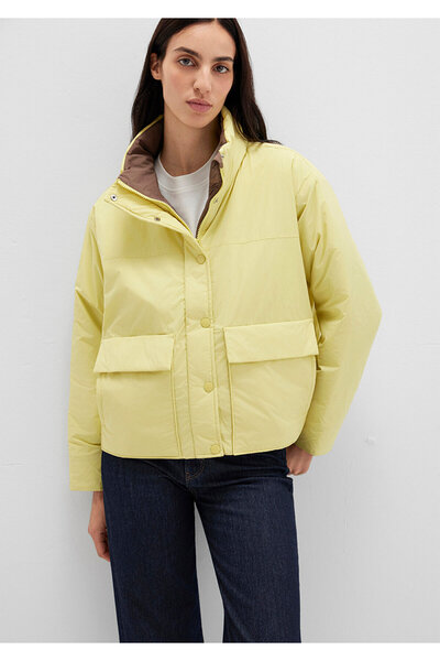 Mavi Water Repellent D Mock Neck Yellow Jacket Loose Fit / Relaxed Fit 1110618-71287