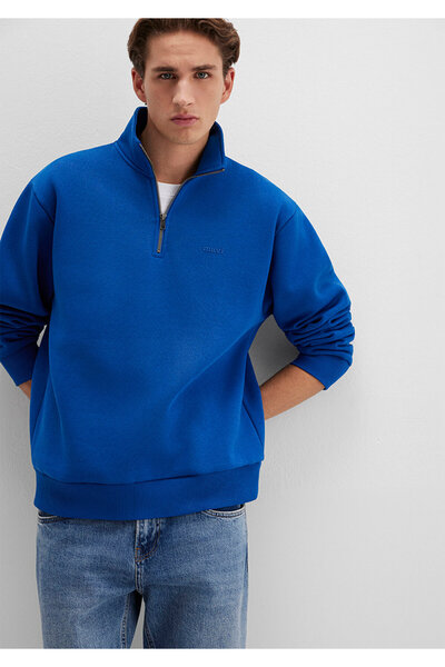 Mavi Logo cu fermoar semi-ascuns cu imprimeu Swea tricou 0S10585-70907