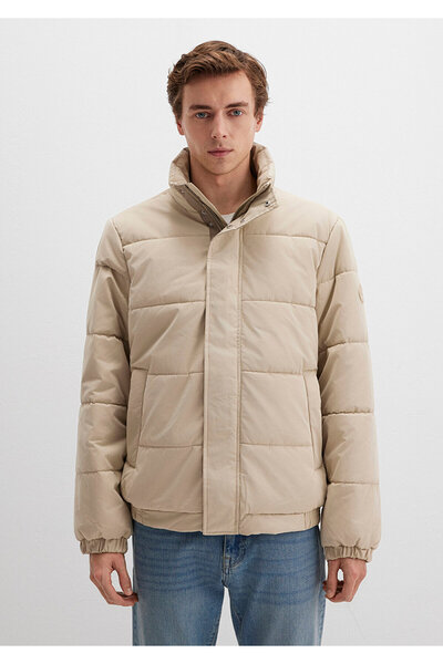 Mavi Mock Neck Beige Puffer Jacket 0110470-86559
