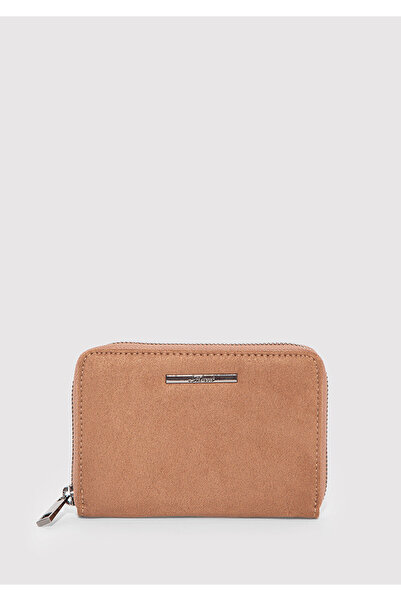 Mavi Faux Suede Brown Wallet 1913333-70280