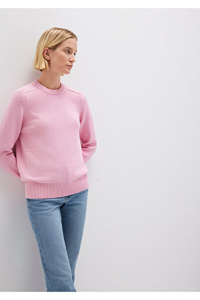 Mavi Silk Blend Crew Neck Pink Sweater Regular Fit / Regular Cut 1710726-70972