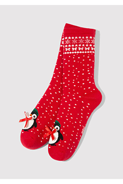 Mavi New Year Themed Red Boot Socks 1913706-28441