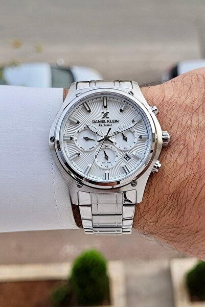 Daniel Klein Metalik Renk 2 Yıl Garantili 44 Mm Göstergeleri Aktif Erkek Kol ...
