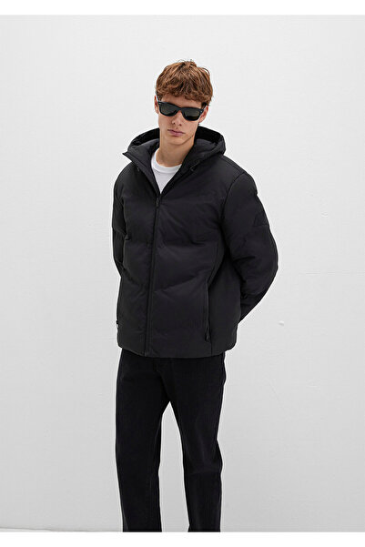 Mavi Αδιάβροχο K με κουκούλα Μαύρο Φουσκωτό Μπουφάν 0110651-71379