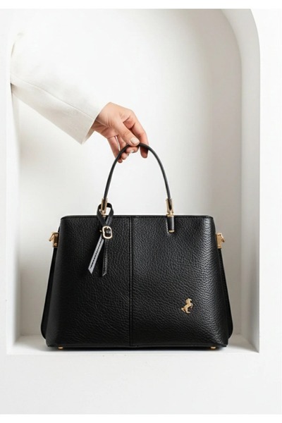 H&D COLLECTİON Miami Polo 3 Compartment Long Crossbody Shoulder & Handbag (32X24 cm)