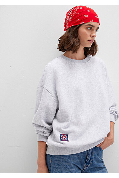 Mavi Back Printed Gray Sweatshirt 1S10364-87033