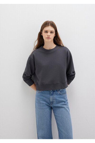 Mavi Crew Neck Anthracite Sweatshirt 1S10387-83620