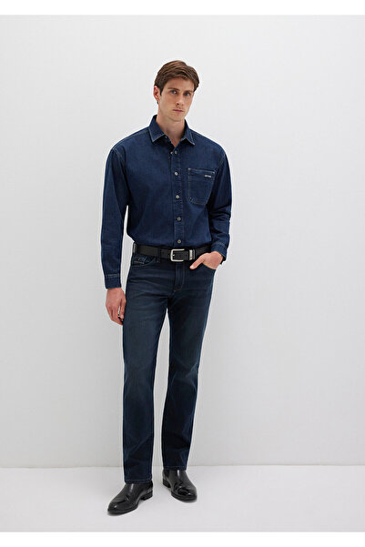 Mavi Aidan Black Vintage Indigo Mavisi Jean Gömlek Regular Fit / Normal Kesim 0210588-90768