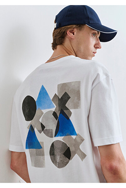 Mavi Playstation Printed White T-Shirt ​   Loose Fit / Comfortable Cut 0612926-620