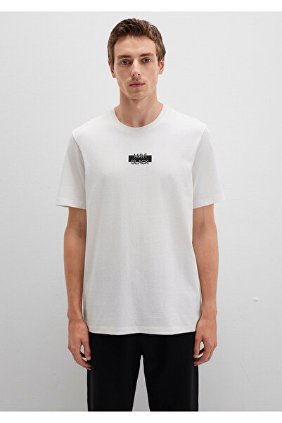 Mavi Black White T-Shirt Regular Fit / Regular Cut 0612873-70057