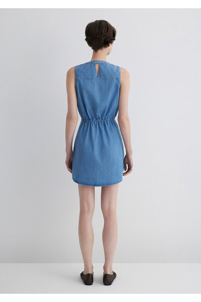 Mavi Suzy Gold Classic Open Jean Dress 130317-89756