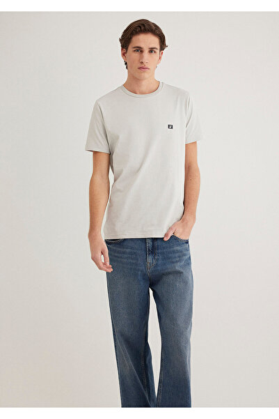 Mavi Pro Printed Gray T-Shirt Fitted / Fitted Cut 0612755 -70080