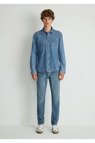 Mavi Cămașă Ted Indigo Blue Denim Jean - Slim Fit 0210909 -87933