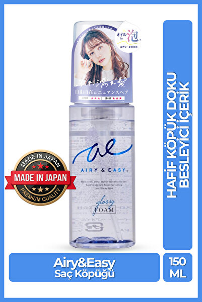 Cosmetex Roland Airy&Easy Glossy Oil Foam Saç Köpüğü