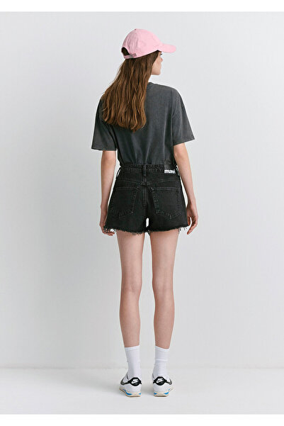 Mavi Rosie 90s zerrissene anthrazitfarbene Jeansshorts 1447481224