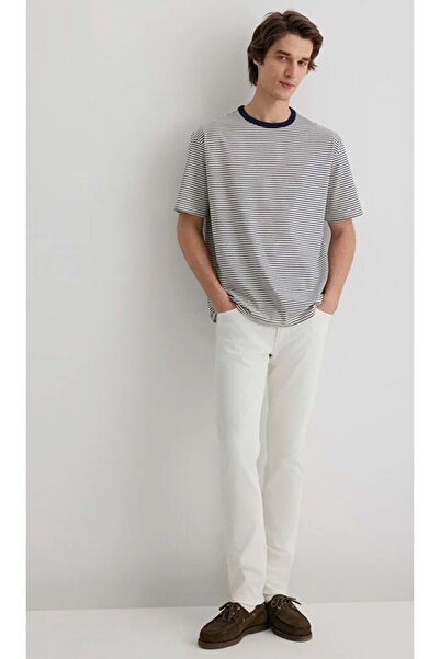 Mavi M0042288003 Jake Black White Jean Pants Men's Denim Trousers White