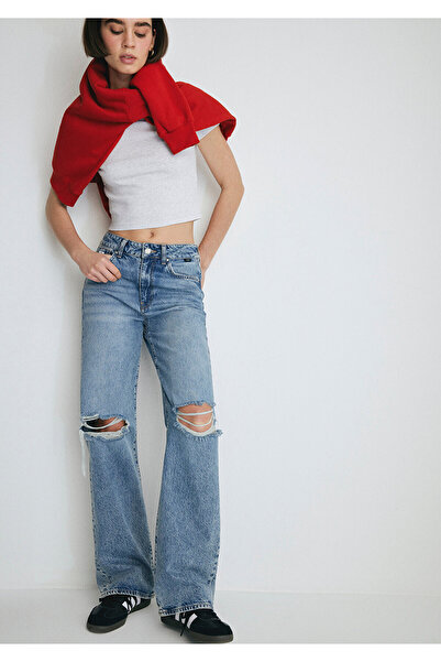 Mavi Kalhoty California Street Ripped Indigo Blue Jean Kalhoty 1010125-85270