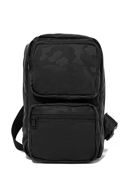 Mavi Black Camouflage Printed Crossbody Bag -091811-900