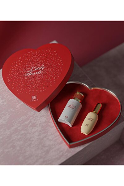 Ahmed Al Maghribi Little Hearts EDP For Unisex Gift Set 50 ml