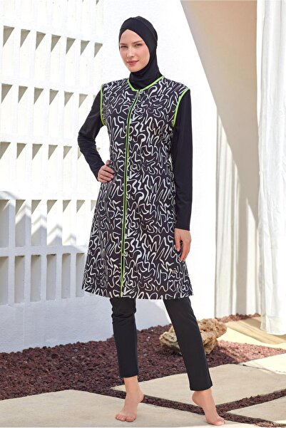 Alvina Patterned Tetesure Swimsuit 2305