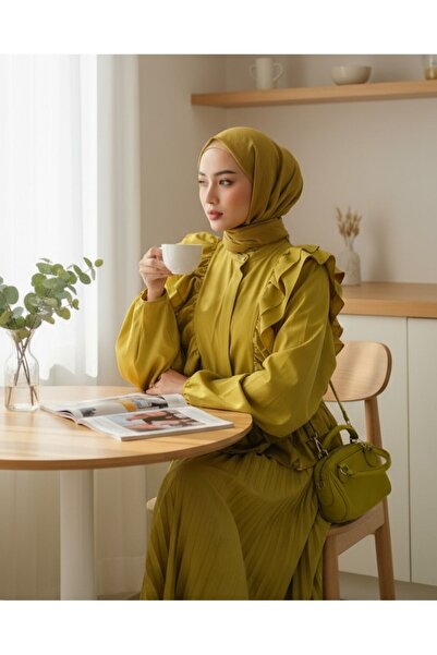 Modamorfo Elöl fodros ing, szoknya és elasztikus dereka