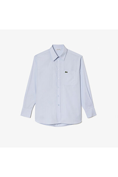 Lacoste قميص بوبلين قطني بقصّة واسعة - CF7706-00-J2G