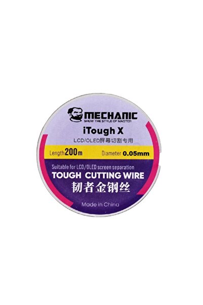 OEM Mechanic İTough X Cep Telefon & Tablet Ekran Ayırma Teli 0.05mm 200Metre