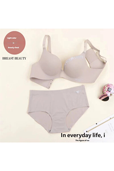 Eces Design Kadın Destekli Lazer Kesim Sütyen Külot Takımı W2008