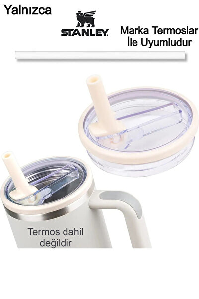 Kelira Quencher 40 oz 1.18 Compatible Thermos with Straw Leak-Proof Lid Set – 100% Leak-Proof White