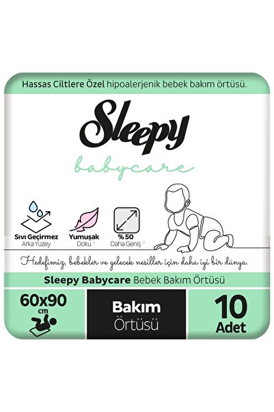 Sleepy Babycare Bebek Bakım Örtüsü 60x90 cm 10 Adet