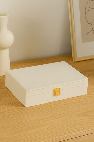 Ecrou Bej Aksesuar, Mücevher Takı Saklama Kutusu