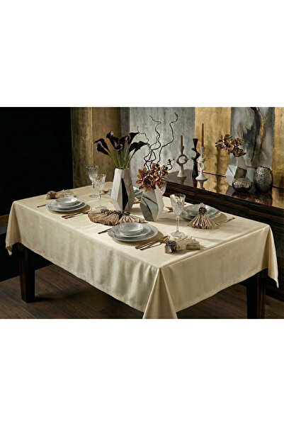 Finezza Set de vesela din material textil Crystal Monorail Bej pentru 8 perso...