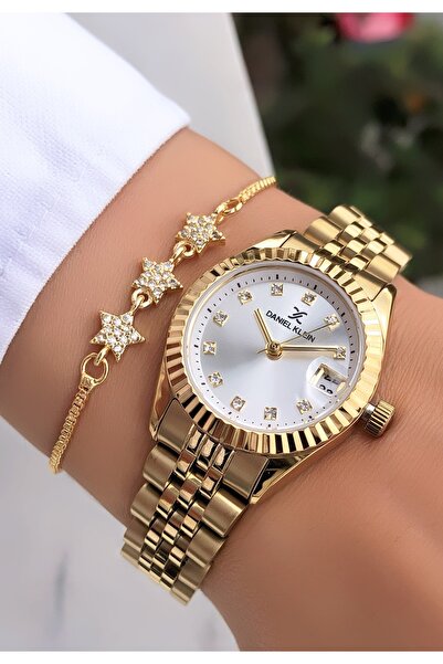 Daniel Klein Yeni Sezon Rolex Model 3Atm Su Geçirmez Renk Atmaz Garantili Kadın Saat