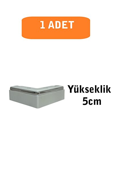 HOMDEP Kanepe Koltuk Tv Ünitesi Konsol Yükseltme L Model Plastik Ayak Beyaz 5...