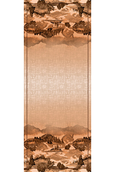 Arancia شال مودال منقوش بنمط سمك السلمون والزيبرا مقاس 70×200