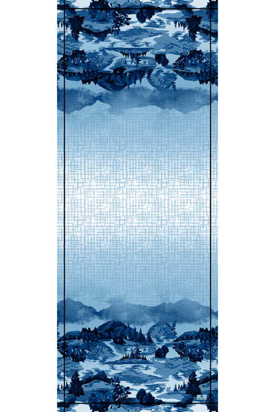 Arancia Blue 70X200 Modal Shawl