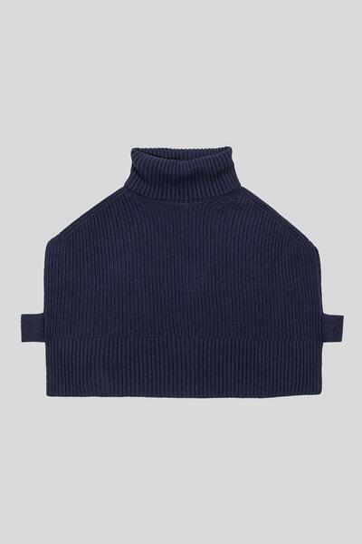 GMG FIRENZE Γυναικείο πουλόβερ με χαμηλό κολάρο στο πλάι