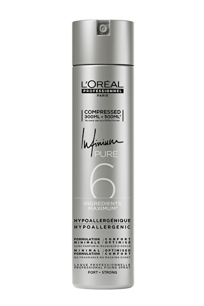 L'oreal Professionnel Infinium Pure Güçlü Tutuşlu Saç Spreyi 500  ml