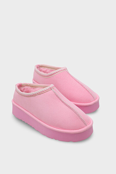 Capone Outfitters Carroll Thick Soled Round Toe Furry Women's Indoor Slippers