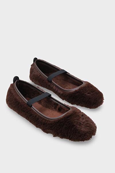 Capone Outfitters Ollie Women's Plush Laced Ballerinas
