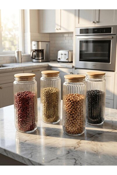 SELKA HOME - 4 قطع 1500 مل. جرة