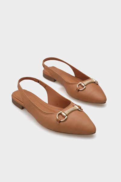 Capone Outfitters Balerini de damă Bobby din piele naturală cu vârf ascuțit ș...