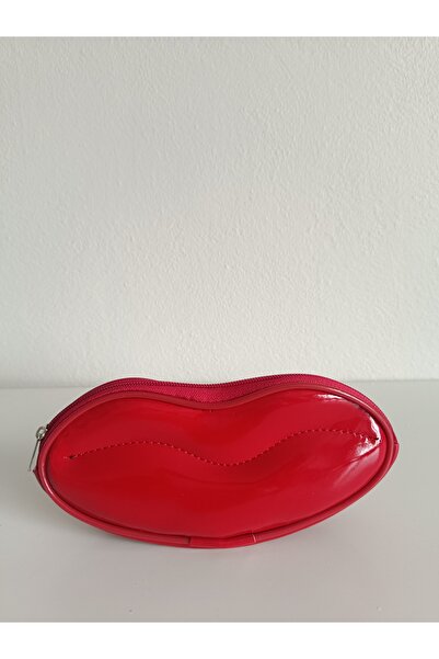 Maykis Women's Red Leather Makeup - Stationery, Pen Holder and Gift Dress